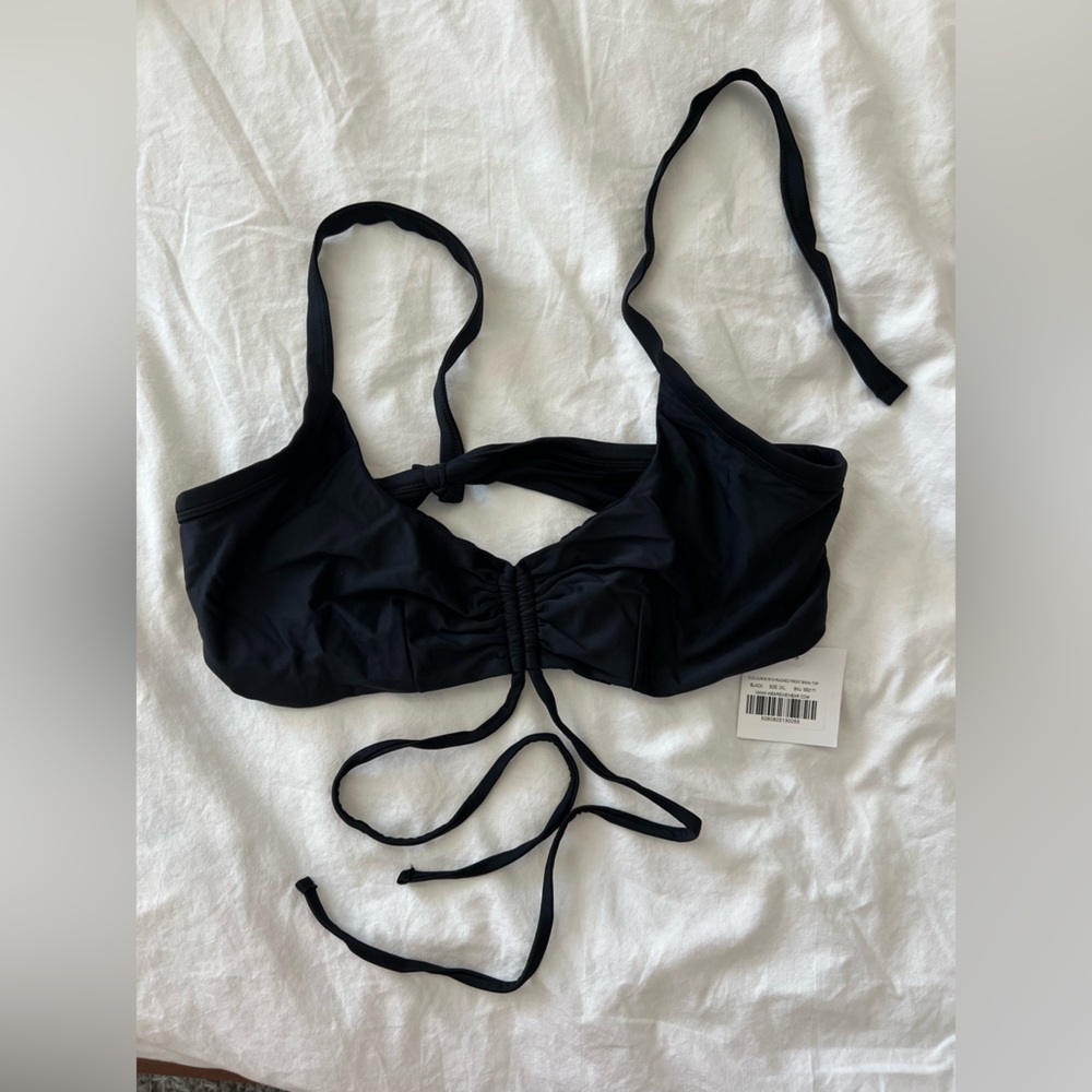 We Are We Wear strapped multi-way bikini top, sz xxl